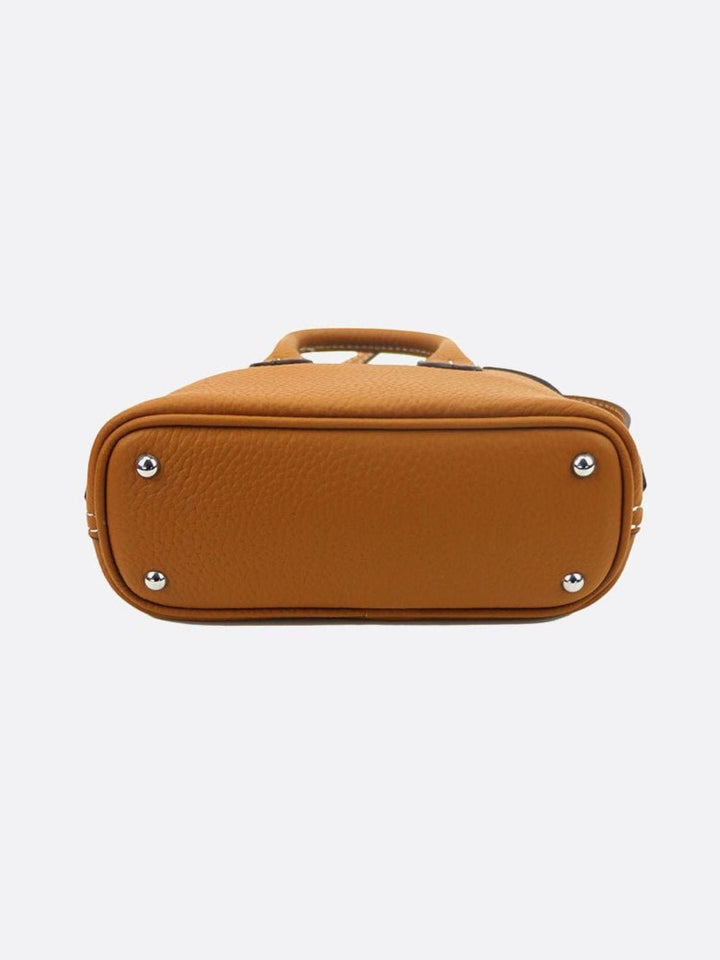 Petit sac à main cuir avec bandoulière