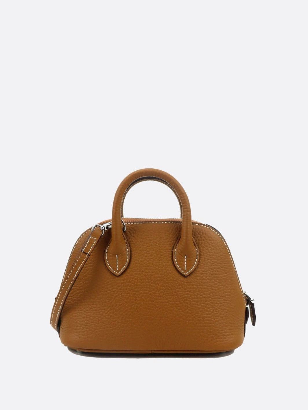 petit sac à main cuir camel