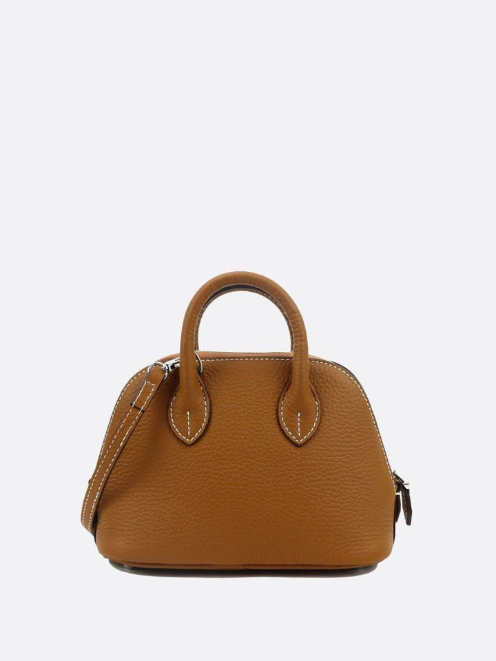 petit sac à main cuir camel