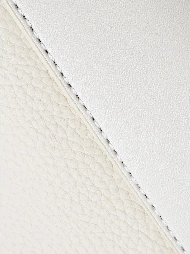 Sac à main carré en cuir