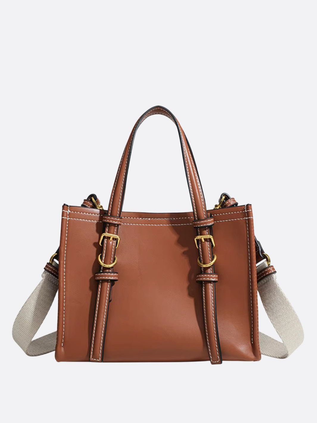 sac à main cuir carré camel