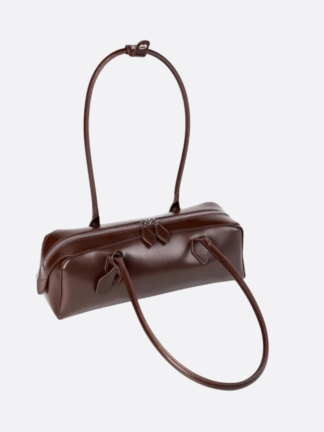 Sac baguette en cuir