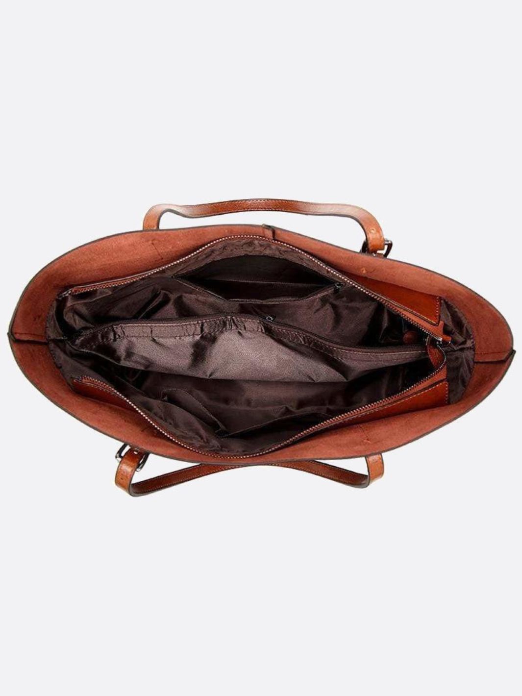 Sac cabas cuir camel