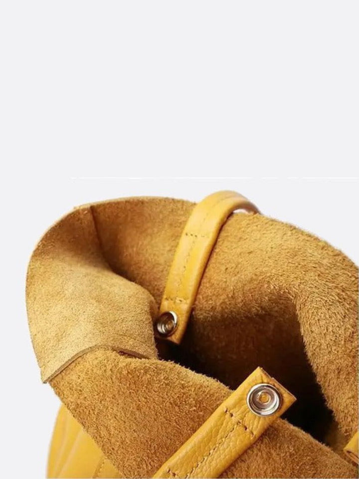 Sac cabas vertical en cuir